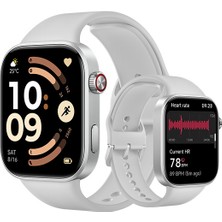 Xiaomi Redmi Watch 6 Silver Gray Gümüş Akıllı Saat (Xiaomi Tr Garantili)