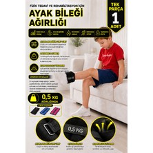 Spor Byfit 0,50 kg (500 Gr.) Fizik Tedavi Rehabilitasyon Kuvvet ve Güç Egzersizleri Için Kum Bilek Ağırlığı - Tek Parça
