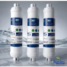Spring Water Nsf Onaylı Asyalife Ön 3'lü Inline Filtre Seti