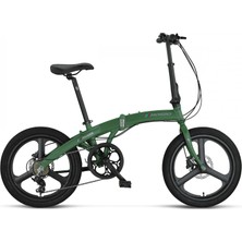 Mosso MARINE-20-HYD-7V Katlanır Bisiklet 305H 20 Jant 7 Vites Race Green