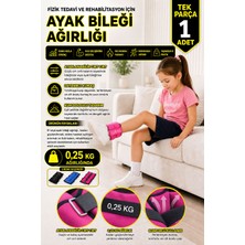 Spor Byfit 0,25 kg (250 Gr.) Fizik Tedavi Rehabilitasyon Kuvvet ve Güç Egzersizleri Için Kum Bilek Ağırlığı - Tek Parça