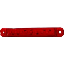 Oto Aksesuarcım Parmak LED Dorse Lamba 9 Ledli 12-24V Kr2 Kırmızı