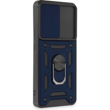 Aslanoğlu Store Xiaomi Mi 12T Pro Kılıf Pars Lens Yüzüklü Silikon - Lacivert