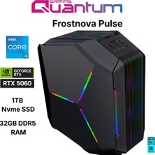 Quantum Gaming Frostnova Pulse I5-14400F 32GB Ddr5 1tb Nvme RTX5060 8gb Masaüstü Oyun Bilgisayarı