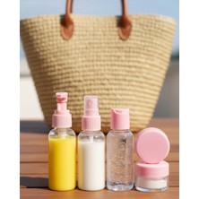 Fiberliz Kompakt 5 Parça Seyahat Kozmetik Şişe Takımı