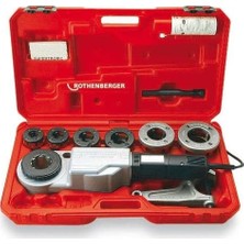 Rothenberger Supertronic 2000 Set Elektrikli El Tipi Pafta Makinesi 1010 Watt Ölçü 1/2''-2''