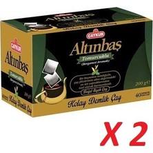Çaykur Altınbaş Tomurcuklu Bergamot Aromalı Demlik Poşet Çay 2'li 200 gr 80 Adet