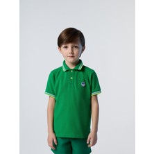 North Sails Baskılı %100 Organik Pamuk Çocuk Polo Yaka Tişört