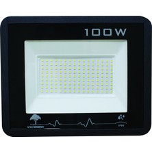 Gold Royal 100W LED Projektör 9000 Lümen Beyaz Işık 6500K IP65 Dış Mekan için Enerji Tasarruflu