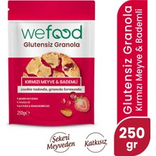 Wefood Glutensiz Granola Kırmızı Meyve & Bademli 250 gr