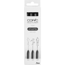 Copic Multılıner Sıyah 3 Lu Set 0,3 / 0,5 / 0,8 mm
