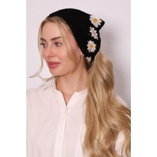 New Obsessions Floral Örgü Üçgen Bandana