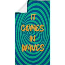 Cozy Home Heatwave Plaj Havlusu Rip Tide Mavi