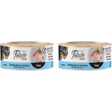 Esranın Dünyası Tahılsız 85 gr Ton Balıklı-Tavuklu Kıyılmı Ş Kedi Maması 2li Paket