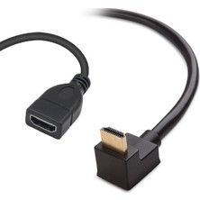 Mykablo HDMI Çevirici - Kablolu - Erkek - Dişi - 20 cm - 90 Derece