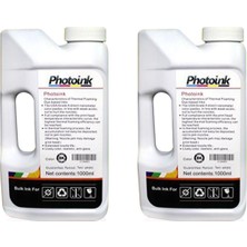 Photoink 2 lt Siyah Kartuş Yüksek Baskı Kalitesi ile 100.000 Sayfa Kapasite Mürekkep