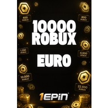 1Epin Roblox 10.000 Robux - Euro Para Birimi
