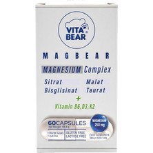Vita Bear Magbear Magnesium Complex 60 Kapsül Takviye Edici Gıda
