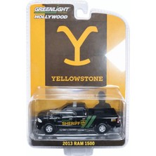 Greenlight Hollywood Yellowstone – 1:64 2013 Dodge Ram 1500 Sheriff Model Araba