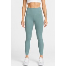 Nike Dri Fit Zenvy Gentle Support High Waisted 7/8 Leggings Kadın Yüksek Bel Iç Cepli Spor Tayt Su Yeşili