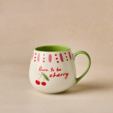 Karaca Cherry Time Kupa Yeşil 355 ml