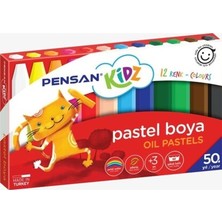 Pensan Kidz 12'li Yağlı Pastel Boya