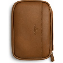 Firebird Kahverengi Deri Puro Taşıma Çantası & Seyahat Humidoru