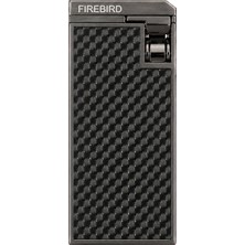 Firebird Çift Torch Pürmüz Siyah Karbon Desenli Puro Çakmağı