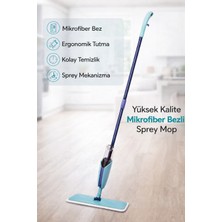 Moppak 360 Derece Dönen Su Püskürtmeli Sprey Mop