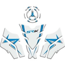 Gogo Premium Rks Srk 125 S 2024 - 2025 Uyumlu Tank Pad Set 001
