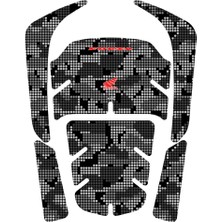 Grippatch Honda FORZA-250 (2024-2025) ile Uyumlu Renkli  Tank Pad – Depo Koruma Seti GC20-M-1