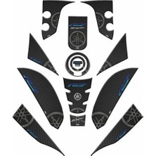 Gogo Premium Yamaha R7 2021 - 2025 Uyumlu Full Tank Pad Set 002
