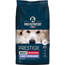 Pro Nutrition Prestige Sterilised Orta Irk Yetişkin Köpek Maması 3kg