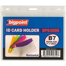 Bigpoint Korumalı Kart Poşeti Yatay B7 (128X91MM) x 10 Adet