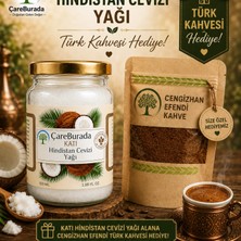 Çare Burada Çareburada Katı Hindistan Cevizi Yağı 100 Ml. - Soğuk Sıkım + Türk Kahvesi Hediye