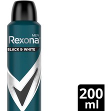 Rexona Men Erkek Sprey Deodorant Invisible Black&White 200 ml