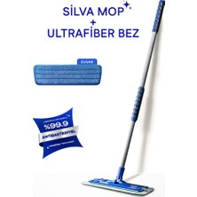 Silva Ultrafiber Mop Tekli Set – Tavan & Yüksek Alanlar İçin Duvar Mop Bezi