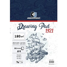 Alex Schoeller Drawing Pad A4 Spiralli 120gr 30 yp Çizim Defteri