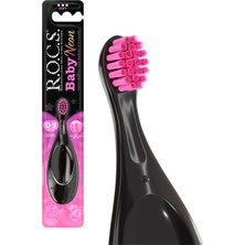 R.O.C.S. Baby Neon Ekstra Yumuşak Diş Fırçası - Pembe Güvenli Kullanım