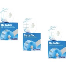 Betafix B5502 Esnek Sabitleme Bandı 5mx2,5cm Hipoalerjenik Malzeme ile 3 Adet