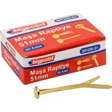 Bigpoint Maşa Raptiye 51 mm x 10 Kutu Dayanıklı Kullanım İçin