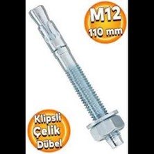 Made Klipsli Çelik Dübel 12*110