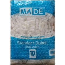 Made Plastik Dübel Standart Seri 10 mm (500'LÜ Paket)