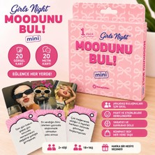 LUXMON Kızlar Gecesi Moodunu Bul Mini Kart Oyunu 40 Kart Kağıt Malzemeden Modern Tema