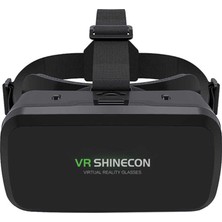 VR SHINECON 3D Sanal Gerçeklik Gözlüğü G06A Önü Kapaklı Ayarlanabilir Mercek 4.7" - 6.0" Universal Uyumlu