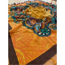 Bohemania Etnik 110 x 110 cm Pareo Eşarp Şal Paisley 1757089