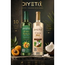 Diyetix Coco Mix & Detox Sirkesi 2X250 ml - Detoks Seti | %100 Doğal Fermente, Katkısız & Vegan & Şe