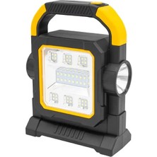 Powermaster HC-7078-D Üç Çalışma Modlu Şarjlı 32 Smd Ledli Taşınabilir Solar Panelli Lamba