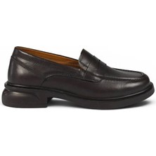 LUFER Kadın Hakiki Deri Loafer Ayakkabı