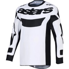 Alpinestars Racer Riway Off-Road Motosiklet Jerseyi Beyaz / Siyah